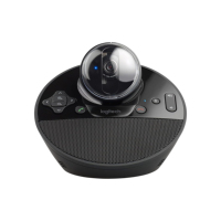 Logitech BCC950 ConferenceCam 1080p Hepsi Bir Arada Web Kamerası, Küçük Toplantı Odası Ev Ofisi için Uzaktan Kumandalı Pan Tilt Zoom Özelliğiyle