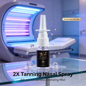Spray nasal autobronzant 2X à marque privée OEM ODM – Brume hydratante topique avancée pour le visage, soin autobronzant sans soleil - Product Image 2