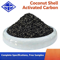 Granulés de charbon actif de coque de noix de coco 5-12 mesh, valeur d'iodure élevée 1200, certifié ISO 9001, pureté 99,99%, logo personnalisé