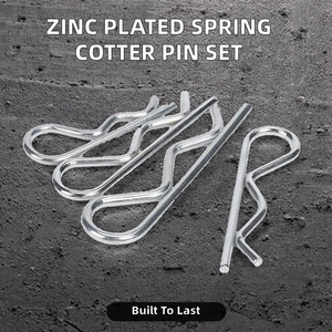 カスタマイズされたステンレス鋼ばね鋼線コイルR型ピンクリップ弾性安全ピンフック工業用直径0.03mm-20mm - Product Image 2