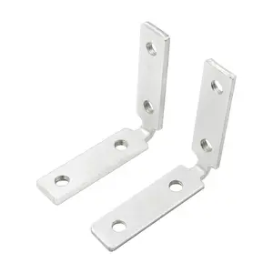 90 Degree Corner Right Angle Bracket Bed Corner Fitting Metal Bed Connector For Wood Furniture