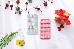 Christmas Tree Shape Design <b>Silicone</b> Cake Molds Food-Grade Reusable Cute <b>Silicone</b> Magnetic Chocolate, Candy & Ice DIY Mold - Product Image 6