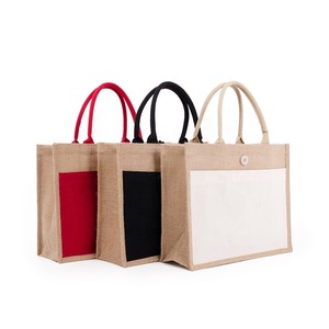 Sac en toile de jute écologique imprimé sur mesure, recyclable, réutilisable, motif léopard, sac de plage en toile de jute - Product Image 1