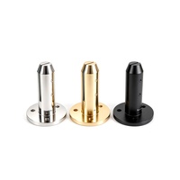 Edelstahl Modernes Villen-Bodenmontiertes Rahmenloses Glasgeländer Schwimmbad-Zaun-Hardware Glas-Spigot