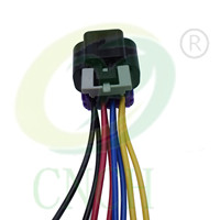 Arnés de Cableado CNCH de 8 Pines, Sensor de Posición del Cuerpo del Acelerador TPS, Conector Adaptador de Conductor de Cobre Puro, Cable de Conexión, Compatible con GM