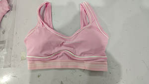 Lüks dikişsiz Yoga setleri spor giyim kadınlar için 2 parça sutyen Legging şort özel etiket Spandex aktif aşınma tayt - Product Image 6