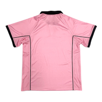 Camisetas de Fútbol Retro Personalizables de Manga Corta, Sublimadas, Transpirables, Antibacterianas y de Secado Rápido, Color Rosa, 100%