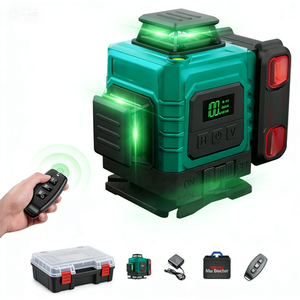 <span class=keywords><strong>Nivel</strong></span> Láser Rotatorio Autonivelante Verde OEM 360° 4D de 16 Líneas, Láser de Líneas Cruzadas Horizontales y Verticales, Herramientas de Medición y Topografía - Product Image 1