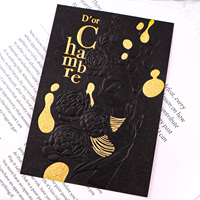 Cartes personnalisées en relief holographique 3D durables et résistantes à l'huile pour invitations de luxe
