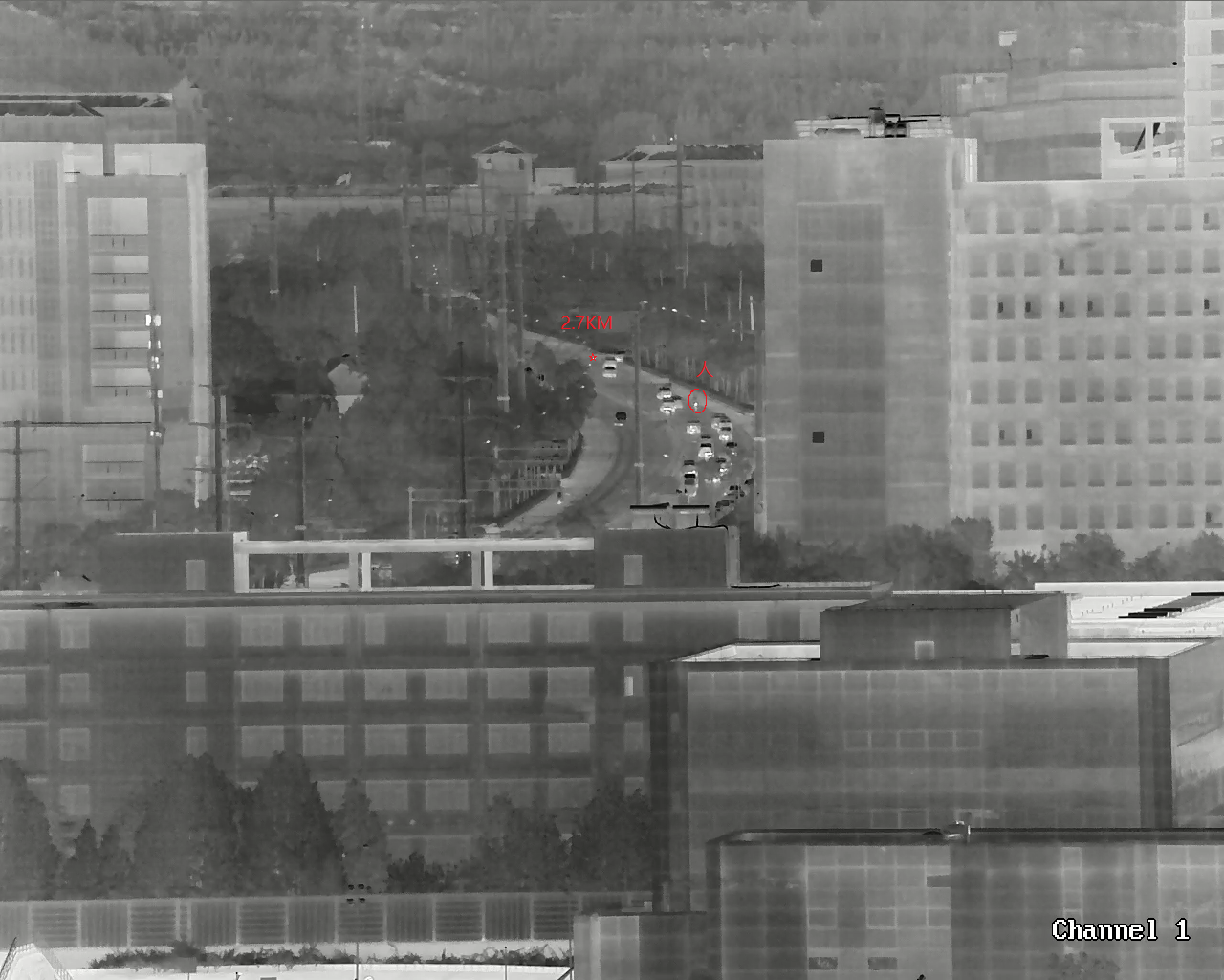 surveillance drone with thermal camera