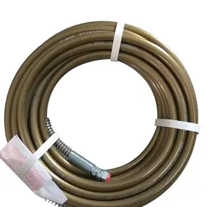 Quality and quantity assured airless paint sprayer hose high pressure paint hose painted braided hose