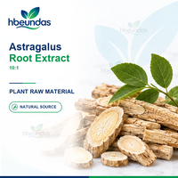 Extrait de racine d'astragale en poudre HBEUNDAS 10:1, qualité alimentaire, ingrédient d'extrait végétal en gros, marque privée OEM