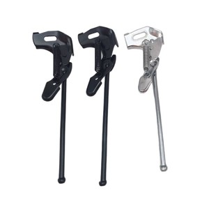 Soporte de Bicicleta Cuadrado de 20, 24 y 26 Pulgadas, Metálico, con Bloqueo Automático para Eje Trasero, Duradero, Plateado - Product Image 5