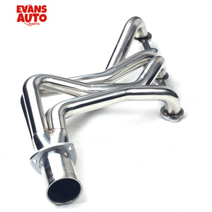 Pipa knalpot baja tahan karat, pipa pembuangan uap untuk Chevy GMC 1973-1985 tabung panjang blok kecil 1-1/5/8 inci - Product Image 2