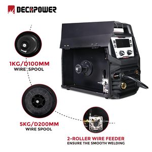 Soldadora Decapower 220V 200A Económica Semiautomática <span class=keywords><strong>MIG</strong></span> MAG MMA ARC con Certificación CE, Equipo de Soldadura Inverter para Hogar y Garaje - Product Image 5