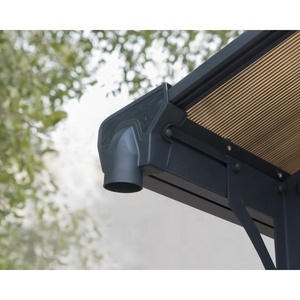 100% protección Uv coche cobertizo portátil de doble pared, policarbonato techo adjunta de aleación de aluminio de la cochera - Product Image 6