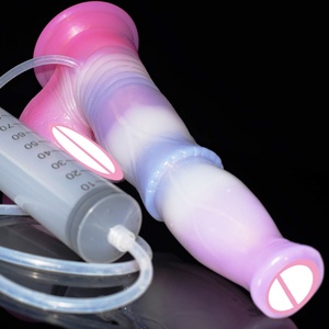 YOCY Dildos Realistas con Eyaculación, Pene de Caballo, Juguete Sexual Anal de Fantasía para Parejas, Artículos para Adultos con Ventosa - Product Image 4