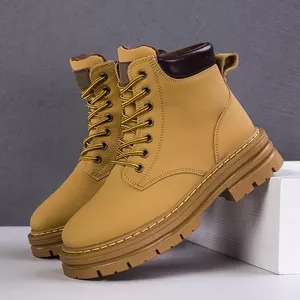 Wholesale Mens Boots Australia Winter Men's Boots High-top Tooling Boots Casual