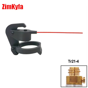 Pistolet à air comprimé en plastique noir ZimaKyfa, simple et personnalisable, pour le nettoyage, compatible avec les cylindres CO2 Sodastream Tr21-4, support OEM - Product Image 5
