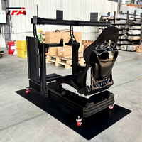 Soporte de Aluminio Reforzado para Simulador de Carreras con Asiento, Pedales y Volante para Entretenimiento Deportivo y Configuración de Simulación de Conducción