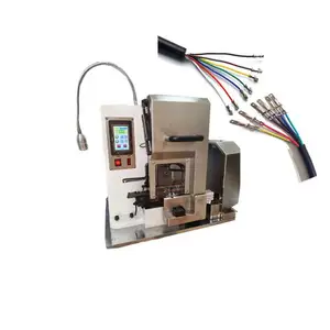 Máquina de prensado automática de pelado de cables de vaina de múltiples conductas Máquina de prensado de cables de cinta plana de múltiples núcleos