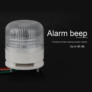 <span class=keywords><strong>LTA</strong></span>-5002 24V petite alarme LED Signal lumineux intégré trois couleurs feu de circulation et son stable plastique jaune pour Machine-outil - Product Image 1