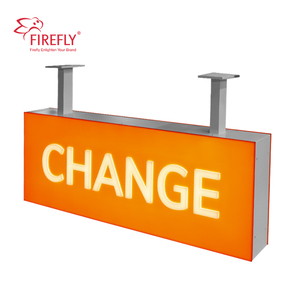 Tùy chỉnh thương mại nổi quảng cáo hộp Đèn chiếu sáng Trần hiển thị kim loại <span class=keywords><strong>LED</strong></span> treo dấu hiệu treo trần hộp Đèn - Product Image 2