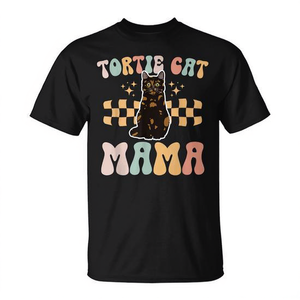 Camiseta Tortie Cat Mama, regalo para propietarios de gatos con patrón de caparazón de tortuga, para amantes de los gatos - Product Image 2