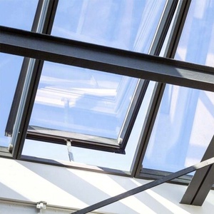 Custom Insulated Double Glazed Motorized Remote Control Waterproof Skylight Roof <strong>Window</strong> for Hotel Atrium Villa <strong>Stairwell</strong> - Product Image 3
