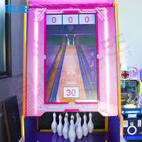 Machine de jeu vidéo simulateur de tir et de bowling à monnayeur avec récompense par ticket pour centre de jeux intérieur, en métal et plastique, garantie 1 an