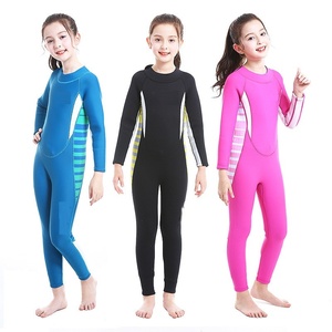 Traje DE BUCEO completo de goma de 3mm para niños Traje de baño de protección UV Traje de baño de playa Buceo libre - Product Image 6