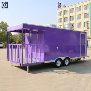 CAMPTRL 2026 Rimorchio Prefabbricato per Alimenti Completamente Attrezzato, Cucina Mobile a Doppio Asse per Catering, Food Truck per Hamburger, Pizza, BBQ - Product Image 5