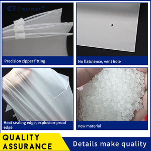 Gdcx quần áo bao bì Zip khóa túi dây kéo túi giặt dây kéo Thanh trượt cho túi quần áo <span class=keywords><strong>Ziplock</strong></span> - Product Image 4