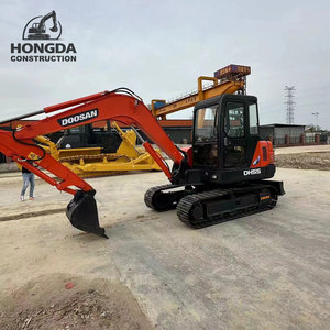 Venta al por mayor usada Doosan DH55 excavadoras 5,5 toneladas segunda mano excavadora sobre orugas motor Cummins componentes esenciales Corea del Sur - Product Image 2