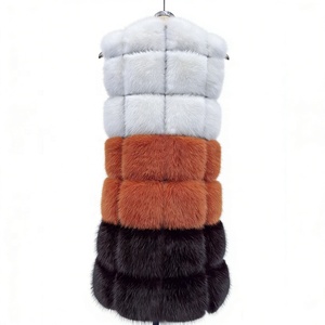 Zeyu New Autumn/Winter Eco-Friendly Breathable Faux Fur Vest Casual Women's <strong>Longline</strong> Korean-Style <strong>Waistcoat</strong>/Outerwear Single - Product Image 6