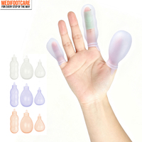 Protectores de Dedos MediToes para Ducha y Natación, Fundas de Silicona para los Dedos, para Pedicura, Manicura, Protección de Heridas y Remojo de Uñas