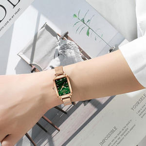 Nouvelle montre pour femme petite montre à quartz verte élégante étanche et polyvalente - Product Image 3