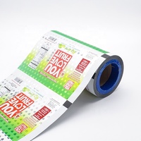 Film d'emballage souple laminé CPP brillant, résistant à l'humidité, de qualité alimentaire, imprimé sur mesure, en rouleau pour sachets