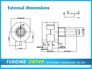 3590S-<span class=keywords><strong>2</strong></span>-B503 потенциометр 10k металлический вал поворотный аудио потенциометр - Product Image 3