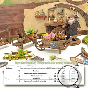 YUANGU Magic Ring House, <span class=keywords><strong>Puzzle</strong></span> 3D in Legno Educativo Fai-da-Te, Kit Artigianale per Età 14+, Regalo Unisex - Product Image 2