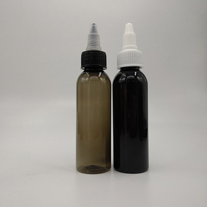 50ml 60ml 100ml 120ml Soft Hair Oil Dye Sauce Twist-open Dispensing Cap Applicator PET Plastic Twist Squeeze Bottles - Product Image 6