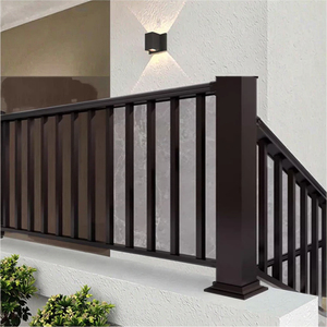 Hiện đại ngoài trời nhôm lan can lan can khung giá cho cầu thang & Hàng rào lan can hệ thống cho ban công cầu thang bệnh viện & Mall - Product Image 3