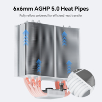 Nouveau Refroidisseur CPU Thermalright ULTRA 120 Extreme EVO REV.5 Blanc 2026 à Haut Débit d'Air pour Boîtier d'Ordinateur AM5 AM4 Intel 1700 1851 115X