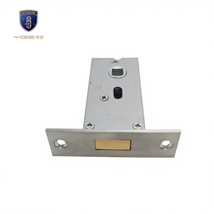 Corpo <span class=keywords><strong>Serratura</strong></span> Moderno da 60mm in Ferro con Placca Frontale in Acciaio Inox e Scrocco in Ottone per Set <span class=keywords><strong>Serratura</strong></span> <span class=keywords><strong>Porta</strong></span> <span class=keywords><strong>Interna</strong></span> in Legno - Vendita Diretta dalla Fabbrica - Product Image 1