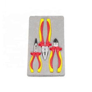 Professional 3pcs VDE <strong>Pliers</strong> <strong>Set</strong> For Electric Worker Use - Product Image 1