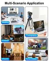 Transmetteur-récepteur vidéo sans fil 50M, décodage 4K, adaptateur d'affichage sans fil compatible HDMI avec convertisseur métallique pour PC, ordinateur portable, TV
