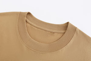 Yin <span class=keywords><strong>Lin</strong></span> Logo personnalisé de haute qualité surdimensionné hommes en coton éponge col rond T-Shirt 3D bouffée impression Streetwear lourd décontracté - Product Image 3