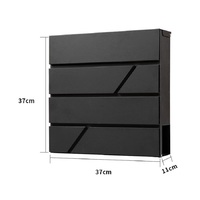 Boîte aux lettres de jardin autoportante étanche en métal à fixation murale pour usage domestique – Nouveauté 2026 – Ventes Flash