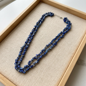 Collares de Estilo Bohemio con Piedras de Ágata y Lapislázuli en Forma de Ancla, Cadena de Bambú, Símbolo Religioso Budista, Regalos Unisex - Product Image 2
