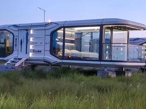 Không gian viên nang prefab nhà nhà máy bán hàng trực tiếp internet-khu nghỉ mát nổi tiếng di động bầu trời đầy sao táo cabin sao cho - Product Image 2